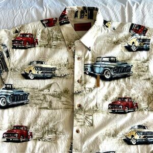 Clear Water Outfitters Classic truck print shirt.